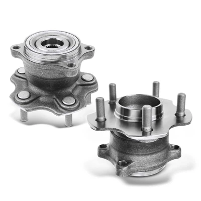 2 Pcs Rear Wheel Bearing & Hub Assembly