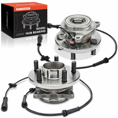 2 Pcs Rear Left & Right Wheel Hub Bearing Assembly