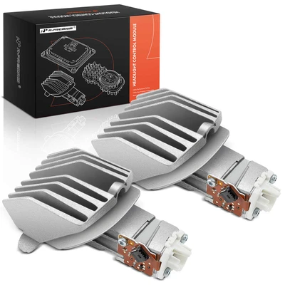 2 Pcs Headlight Ballast Bulb Control Module