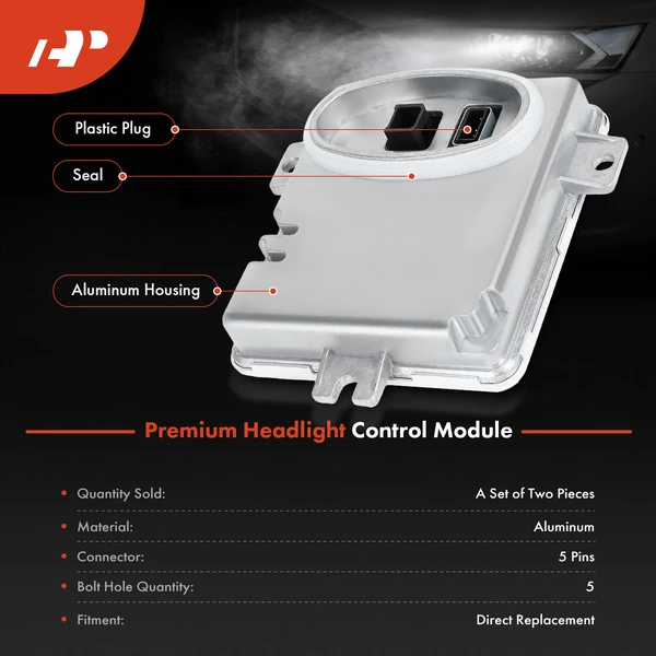 2 Pcs Xenon HID Headlight Ballast for BMW E90 E91 335i 325i 328xi 323i Volvo XC70