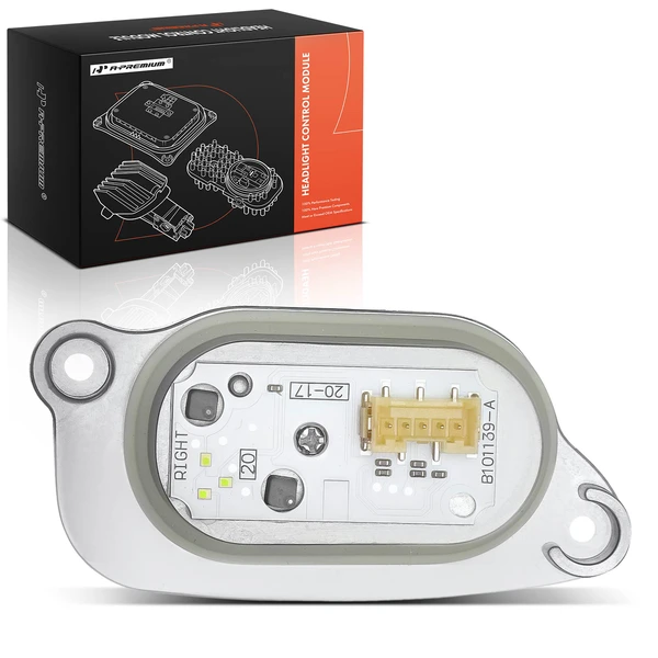 Front Passenger Xenon LED DRL Daytime Running Headlight Module for 2017-2020 Audi A3