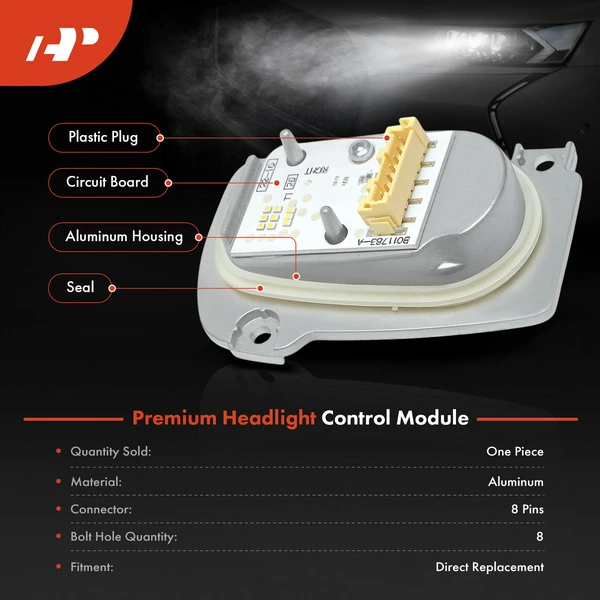 Front Passenger LED DRL Daytime Running Light Module for Audi A3 RS3 S3 2017-2020