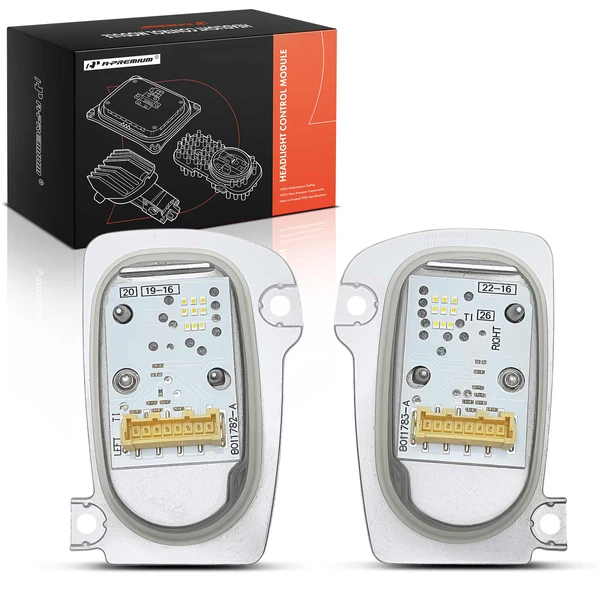 2 Pcs LED DRL Daytime Running Light Modules for Audi A3 Quattro RS3 S3 2017-2020