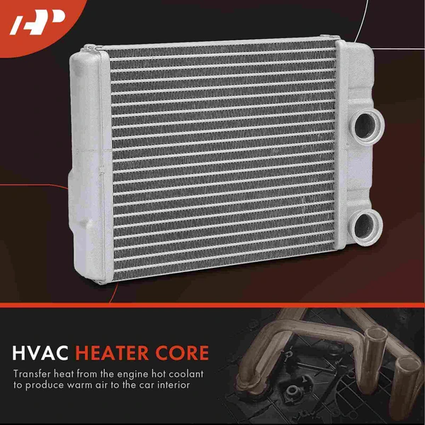 Rear HVAC Heater Core with Pipe for Ford Expedition Lincoln Navigator 2007-2017
