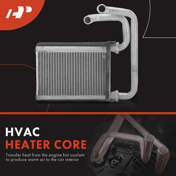 Rear HVAC Heater Core for Toyota Sienna 98-03 V6 3.0L with Dual Sliding Doors