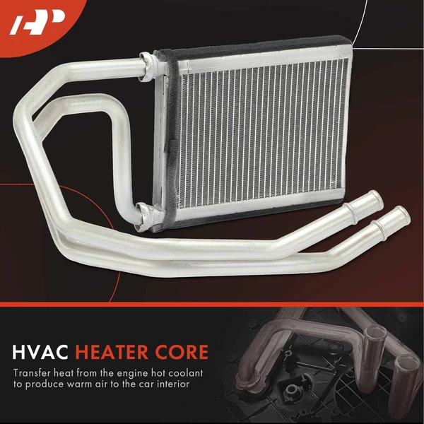 Rear HVAC Heater Core with Tube for Toyota Sequoia 2009-2022 4.6L 4.7L 5.7L