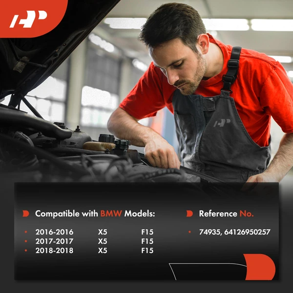 Rear HVAC Heater Control Valve for BMW F15 X5 2016-2018 with 2 Pins