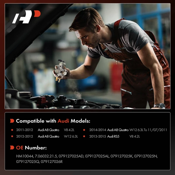 High Pressure Fuel Pump for Audi A8 Quattro 2011 2012 2014 RS5 13-15 4.2L 6.3L