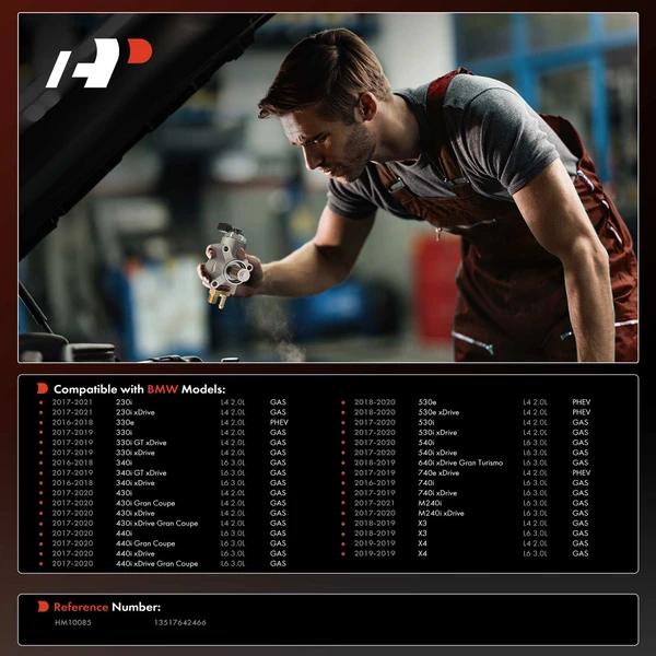 Direct Injection High Pressure Fuel Pump for BMW 230i 330i 430i 530e 740i X3 X4