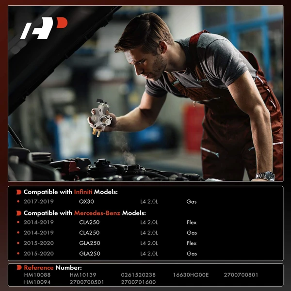 High Pressure Fuel Pump for Mercedes-Benz CLA250 GLA250 INFINITI QX30 L4 2.0L