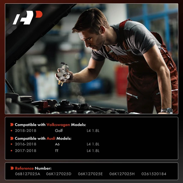 High Pressure Fuel Pump for Audi A6 2016-2018 TT 2017-2018 Volkswagen L4 1.8L