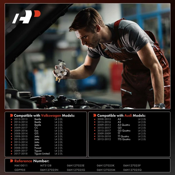 High Pressure Fuel Pump for Audi A3 2008-2013 2015-2016 Volkswagen Beetle Jetta