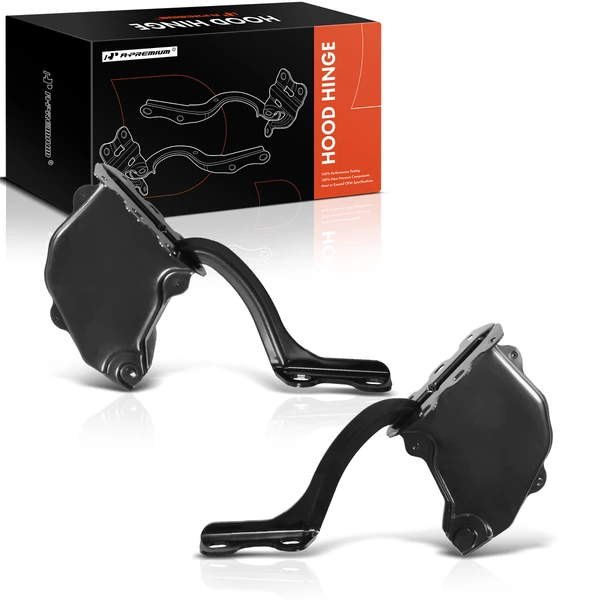 2 Pcs Front Driver & Passenger Hood Hinge for 1984-1988 Toyota Pickup