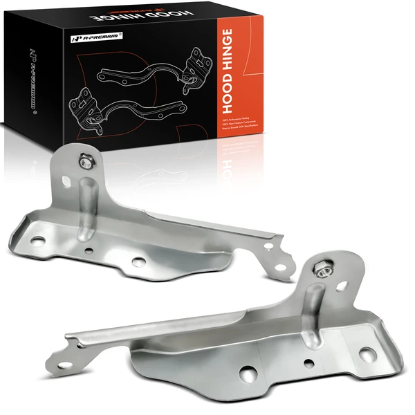 2 Pcs Front Driver & Passenger Hood Hinge for 2019 GMC Sierra 1500 Limited