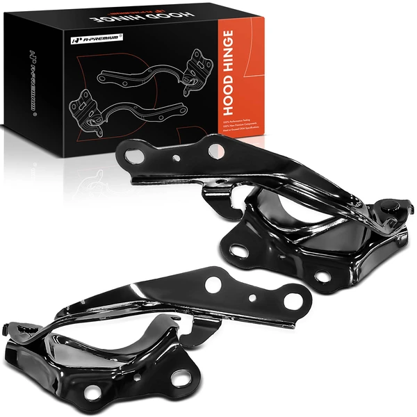 2 Pcs Front Driver & Passenger Hood Hinge for 2004-2010 Toyota Sienna