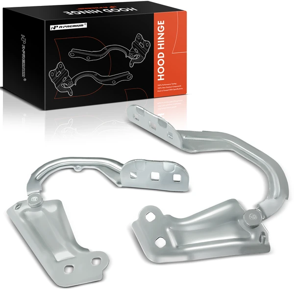 2 Pcs Front Driver & Passenger Hood Hinge for Ford Focus 12-18 Escape Lincoln