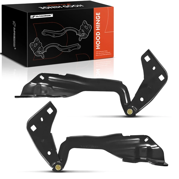 2 Pcs Front Driver & Passenger Hood Hinge for 2015-2023 Ford Edge