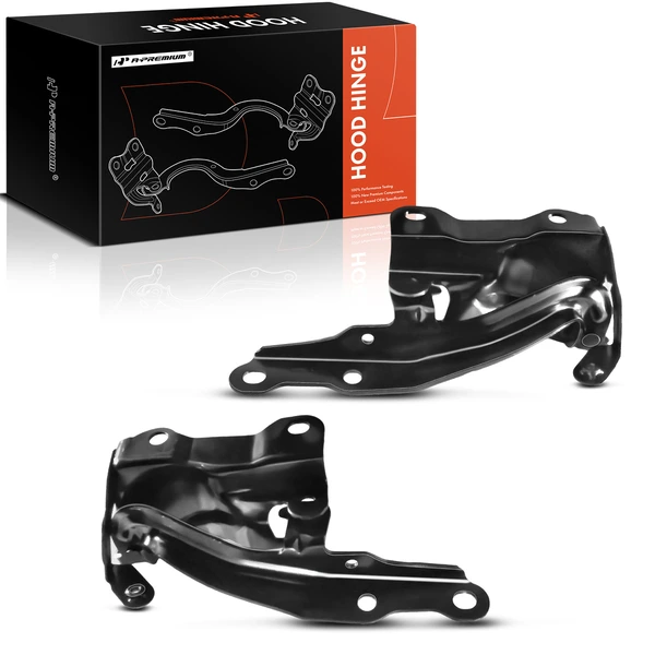 2 Pcs Front Driver & Passenger Hood Hinge for 2018-2022 Ford EcoSport