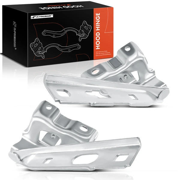 2 Pcs Front Driver & Passenger Hood Hinge for 2009-2016 Audi A4