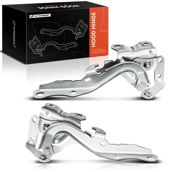 2 Pcs Front Driver & Passenger Hood Hinge for 2010-2015 Lexus RX350