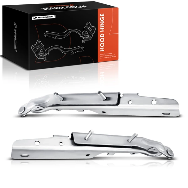 2 Pcs Front Driver & Passenger Hood Hinge for Dodge Nitro 2007-2012 Jeep Liberty