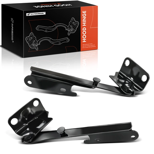 2 Pcs Front Driver & Passenger Hood Hinge for 2005-2014 Ford Mustang