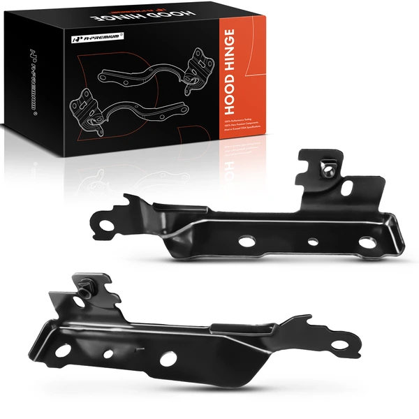 2 Pcs Front Driver & Passenger Hood Hinge for 2007-2014 GMC Yukon