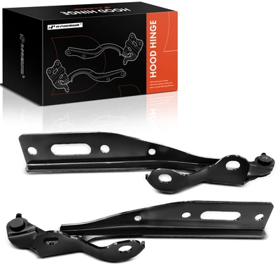 2 Pcs Front Driver & Passenger Hood Hinge