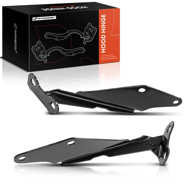 2 Pcs Front Driver & Passenger Hood Hinge for 2005-2007 Ford Five Hundred