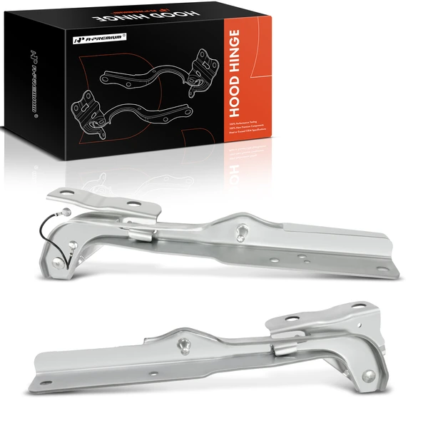 2 Pcs Front Driver & Passenger Hood Hinge for 2009-2014 Ford F-150