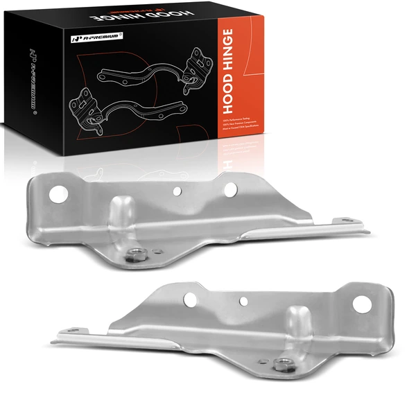 2 Pcs Front Driver & Passenger Hood Hinge for 2015-2016 GMC Sierra 3500 HD