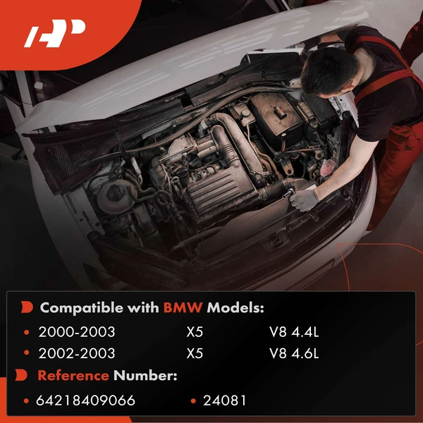 Heater Outlet HVAC Heater Hose Assembly for BMW E53 X5 2000-2003 V8 4.4L V8 4.6L