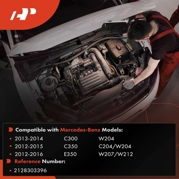 HVAC Heater Hose Assembly for Mercedes-Benz C300 2013-2014 C350 2012-2015 E350 2012-2016