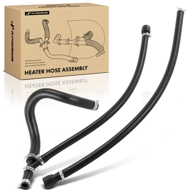 2 Pcs HVAC Heater Hose Assy