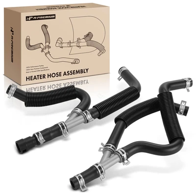 2 Pcs Heater Hose Assembly