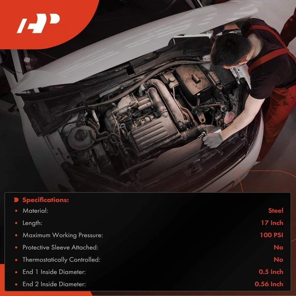 A-Premium APHHA026 HVAC Heater Hose Assembly