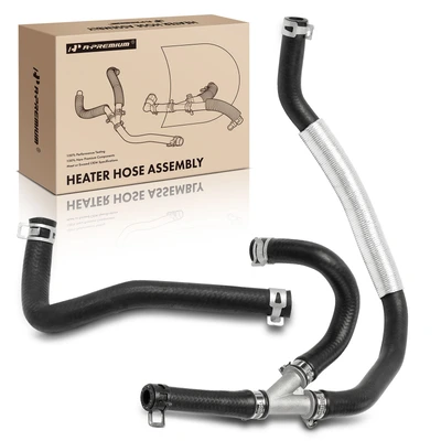 HVAC Heater Hose Assembly with Auxiliary Heater