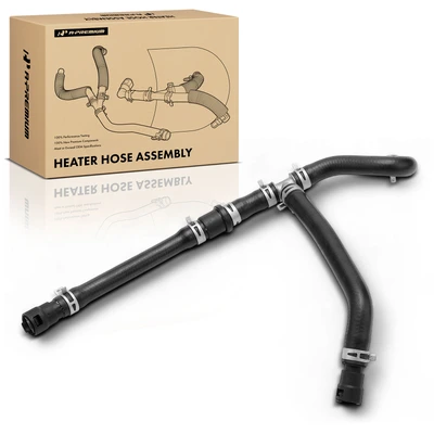 Inlet HVAC Heater Hose with Clamps