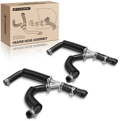 2 Pcs HVAC Heater Hose Assembly