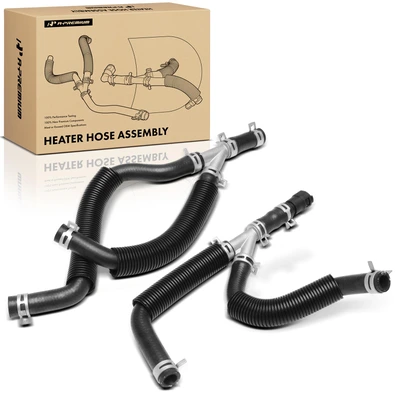 2 Pcs HVAC Heater Hose Assembly