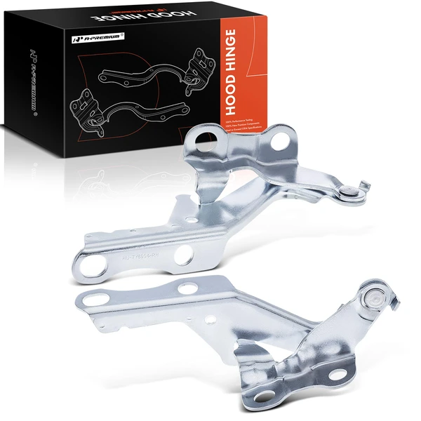 2 Pcs Driver & Passenger Hood Hinge for Toyota Corolla 1998-2002