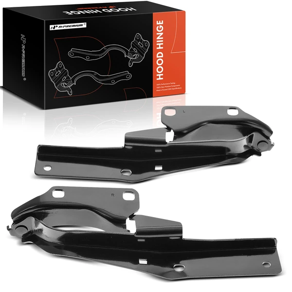 2 Pcs Driver & Passenger Hood Hinge for 2002-2006 Nissan Altima