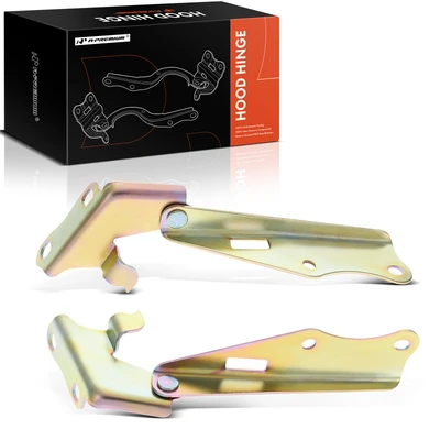 2 Pcs Driver & Passenger Hood Hinge