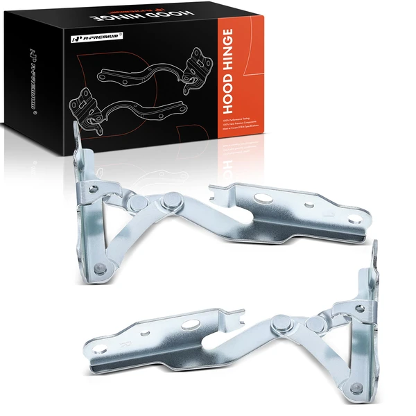 2 Pcs Driver & Passenger Hood Hinge for Hyundai Sonata 2002-2005