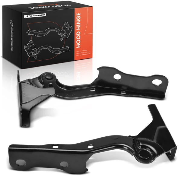 2 Pcs Driver & Passenger Hood Hinge for Hyundai Tucson 2005-2010