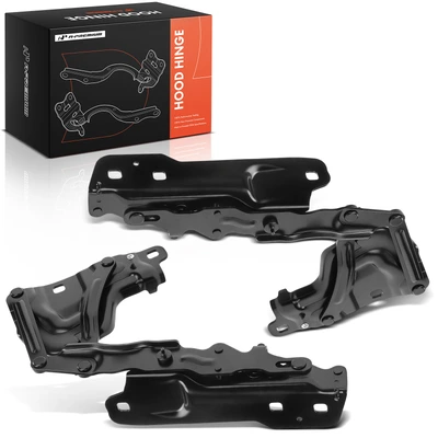 2 Pcs Front Driver & Passenger Hood Hinge