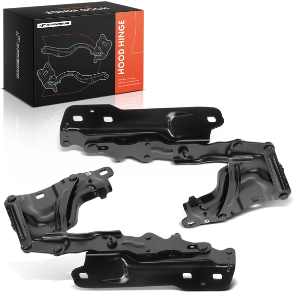 2 Pcs Front Driver & Passenger Hood Hinge for Jaguar XF 2016-2023 XE 2016-2021