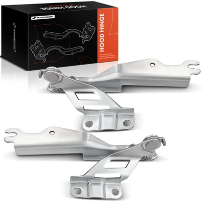 2 Pcs Front Steel Hood Hinge