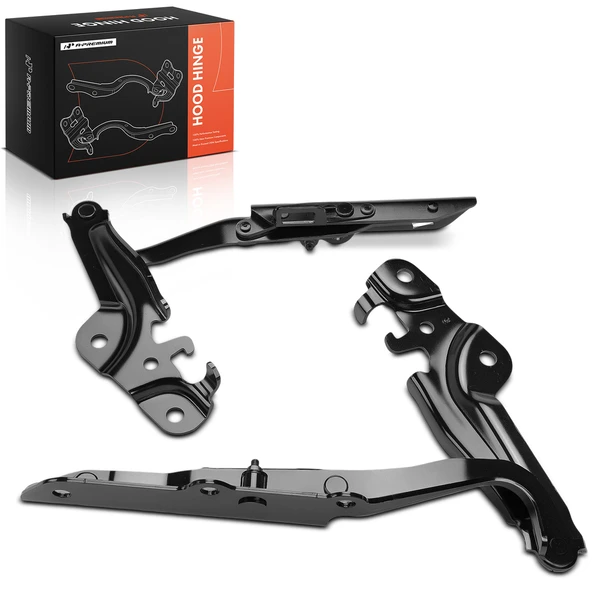 2 Pcs Driver & Passenger Hood Hinge for Jaguar XJ 2010-2018