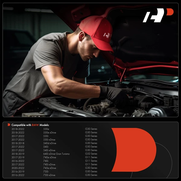 Passenger Hood Hinge for BMW F90 M5 G11 740i G15 G16 M8 G32 G30 540i 2017-2022